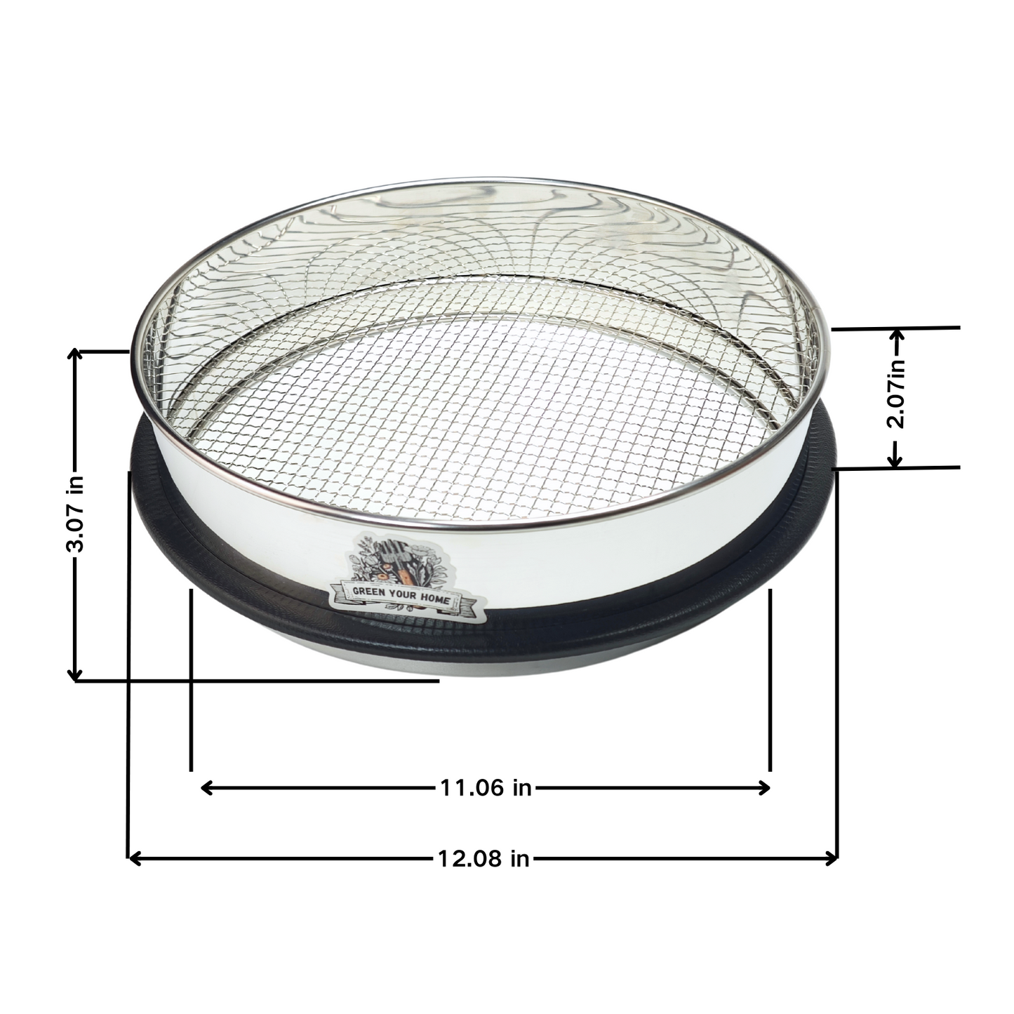 Upgraded Soil Sifter 11 Inch 4/1